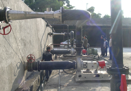 射流曝气器干式安装