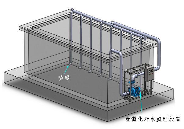 一体化污水处理设备安装图