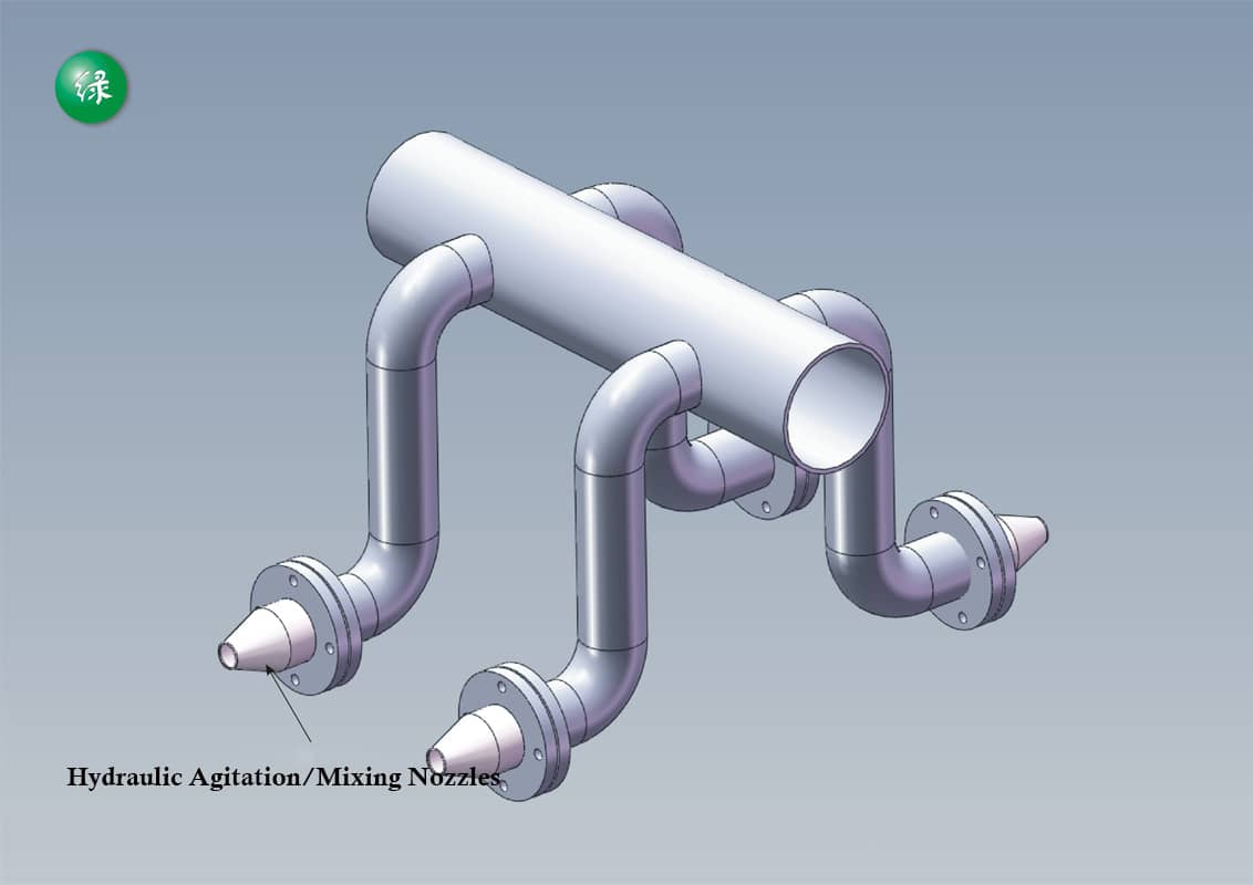 Jet Mixing Nozzle Installation